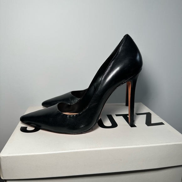 SCHUTZ LOU HIGH STILETTO BLACK PUMP - Picture 11 of 17